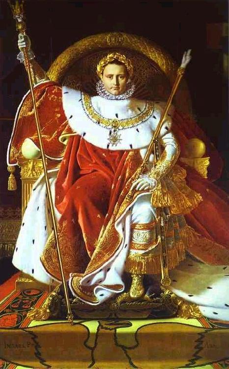 Jean Auguste Dominique Ingres Portrait of Napoleon on the Imperial Throne Sweden oil painting art